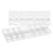 Clear 14-Compartment Flip Top Bead Organizer by Bead Landing™